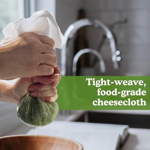Regency Wraps 100% Cotton Ultra Fine Natural Cheese Cloth, 36 sq.ft 36" X36" 4 pcs, Chef Grade for Basting Turkey, Canning, Straining, Cheesemakin...