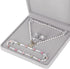 LETURE Velvet Jewelry Set Box, Velvet Gift Box for Bracelet Necklace Earring Ring (Grey)...