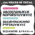 216 Pcs Glitter Bulletin Board Letters, Numbers and Punctuation, Poster Board Letters Alphabet Cut Out Cardboard Letters Accessories for Classroom...