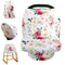 Stretchy Baby Car Seat Cover for Baby Boys and Girls, Multiuse - Nursing Breastfeeding Covers, Shopping Cart/High Chair/Stroller Covers, Infinity ...