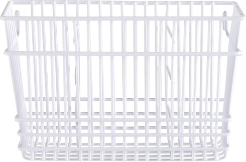 Kitchen Details Cutlery Basket | Hanging | Attach to Standard Dish Drying Rack | Utensil Caddy | Vinyl Coated | 3 Compartment | White...