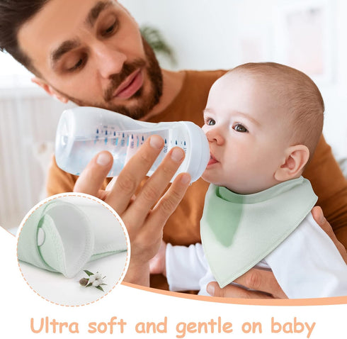 Yoofoss Baby Bibs 10 Pack Soft and Absorbent Baby Bandana Drool Bibs for Boys Girls...