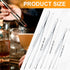 Yaomiao 4 Packs Bar Tweezers 8 Inch Long Garnish Tongs Tweezers Bar Tongs Stainless Steel Korean Bbq Tongs for Bar Bartender Cocktail Cooking Food...