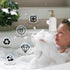 Natheeph 14OZ Ceramic Soap Dispenser Ceramic Soap Pump Dispenser Can Fill Liquid for Bathroom/Kitchen (White)...
