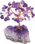 mookaitedecor Amethyst Crystal Tree with Amethyst Cluster Crystals Base Bonsai Money Tree for Wealth and Luck...