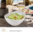 Wheat Straw Bowls Set of 2,Unbreakable Salad Bowls,Plastic Bowls Dishwasher & Microwave Bowls,Sturdy and Stackable Kitchen Bowls for Serving,Oatme...
