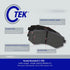 Centric 103.11610 C-Tek Disc Brake Pad Set For Select Mazda, Ford, Lincoln and Mercury Model Years...