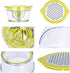 Citrus Lemon Orange Juicer Manual Hand Squeezer with Built-in Measuring Cup and Grater, 12OZ, Green...