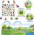 211 PCS Animals Reusable Sticker Books for Kids, 6 Sheets Reusable Stickers for Toddlers, Cute Waterproof Toddler Stickers Age 3+, Window Clings T...
