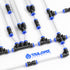 TAILONZ PNEUMATIC 60 pcs Straight Push Connectors Plastic Quick Release Connectors Air Line Fittings for 1/8 5/32 1/4 5/16 3/8 1/2Tube (2 Way)...