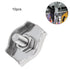 20pcs M3 Single Bolt Wire Rope Clips, PNXKTXO 304 Stainless Steel Simplex Cable Clamps for 2-2.5MM Diameter Wire Cable Saddle Fastener...