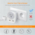 2 Pack Europe Travel Plug Adapter with 2 USB Ports and 1 AC Type Output Adapter, USA to Most of Europe, EU, Iceland, Spain International Power Plu...