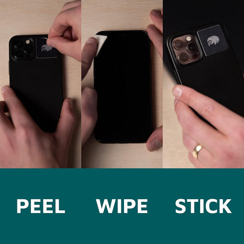 KUVRD Waterbear - Universal Screen Cleaners - Teeny Tiny Cleaning Tools for Your Lenses & Screens - Single PAD Set...