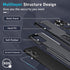 for Motorola Moto G 5G 2024 Case with Screen Protector,Heavy Duty Shockproof Full Body Protective Cover Built in Rotatable Metal Ring Holder Kicks...