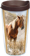 Tervis Coastal Wild Horses Made in USA Double Walled Insulated Tumbler Travel Cup Keeps Drinks Cold & Hot, 16oz, Classic...