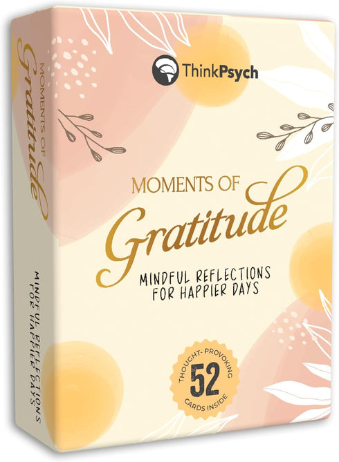 Moments of Gratitude Deck - 52 Cards to Promote Positivity & Mindfulness - Positive Affirmations Cards & Uplifting Gifts - Inspiring Gratitude Jou...