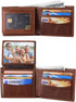 Personalized Mens Wallet, Leather Wallet Bifold RFID Personalized Gifts for Men (01# Husband)...