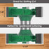 CNC Spoilboard Surfacing Router bit, 1/4'' Shank, 1-1/4'' Cut Dia, 1/4'' Cut Length, 3 Wings, Professional Woodworking Tools by KOWOOD PRO...