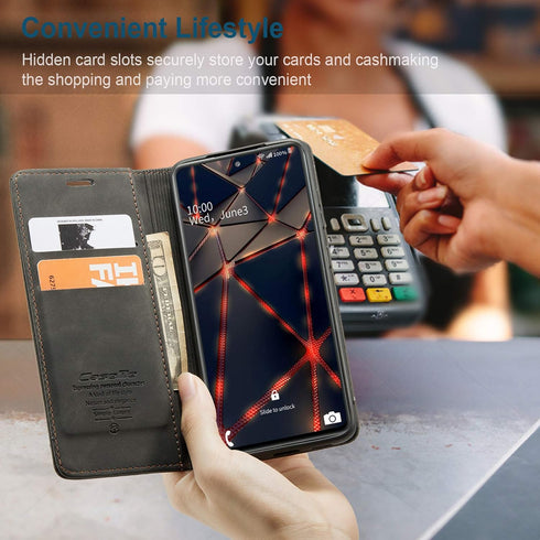 Samsung Galaxy S20 FE 5G Wallet Case, Magnetic Stand Flip Protective Leather Case Purse Style with ID & Credit Card Holder for Samsung Galaxy S20 ...