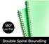 Graph Paper Spiral Notebook, 2-Pack, 200 Pages of Squared Paper, A5 Grid Journal Notebook for Writing,Drawing,Graphing in Work & School, 8,3 x 5.7...