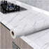 practicalWs White Marble Contact Paper Peel and Stick for Countertops 17.7inch×118.1inch Self Adhesive Removable Waterproof Wallpaper for Cabinet ...