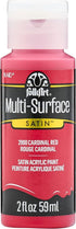 FolkArt Pl2900 Multi-Surface Paint, 2 oz, Cardinal Red...
