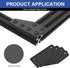 8pcs 2040 Aluminum Extrusion Joint Plate Connector Corner L Bracket 6-Hole 2040 V Slot Hardware T Slotted Accessories with T Nuts and Screws for A...