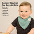 10-Pack Organic Baby Bandana Bibs - Organic Cotton Bandana Bibs for Boys, Girls - Super Absorbent Bandana Drool Bibs - Teething Bibs - Baby Bibs f...