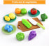 35Pcs Kids Kitchen Toy Accessories, Toddler Pretend Cooking Playset with Play Pots and Pans, Utensils Cookware Toys, Play Food Set, Toy Vegetables...