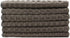 Microfiber Kitchen Cleaning Cloth Thick Dish Rags Waffle Weave Washcloths Dish Cloths Ultra Absorbent Odor Free 12inch X 12inch 6 Pack Gray...
