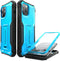 ExoGuard for iPhone 12 Case, Compatible with iPhone 12 Pro Case, Rubber Shockproof Full-Body Cover Case Built in Screen Protector with Kickstand f...