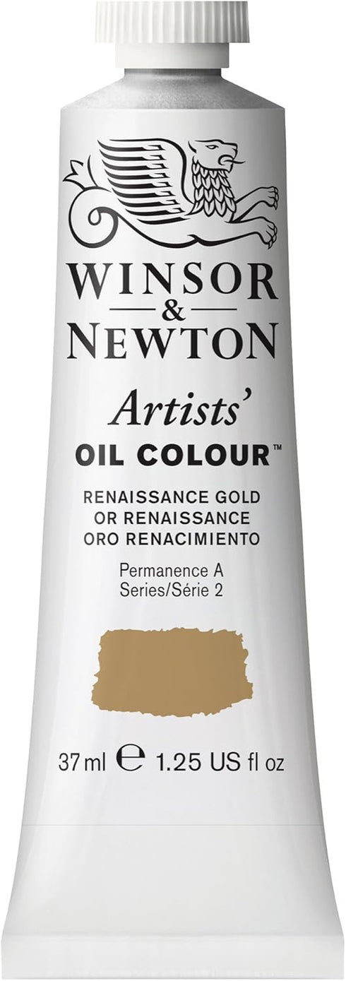 Winsor & Newton Artists' Oil Color, 37ml (1.25 oz) Tube, Renaissance Gold...