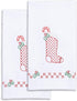 Jack Dempsey Needle Art Stocking Embroidery Towels, white Small...