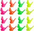 Sumind 16 Pcs Bird Water Whistles Party Whistles Bird Call Whistle Toys Novelty Water Warblers Musical Instrument Toy for Boys Girls Bath Party Ga...