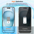 [2+3 Pack Privacy Screen Protector for iPhone 15 with Camera Lens Protector, Anti-Scratch, Bubble Free, Easy to Install, Case Friendly, Tempered G...