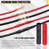 Twidec/200PCS U Shape Copper Wire Crimp Terminal 0.5-1.5mm Non-Insulated Cable Wire Spade Butt Connector for Electrical Wiring Car Audio Speaker G...