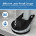 Universal 2 Inch Toilet Flapper Replacement & Chain - Fits 2 Inch Toilet Flush Valves - Easy Install (1-Pack)...