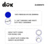 DDOXX Nylon Dog Leash - 6.6 ft, 3-way Adjustable Leash Dogs - S (Blue)...