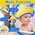 Baby Shower Cap Shield for Kids Bath Visor for Toddlers Shampoo Bath Bathing Hat Silicone Adjustable Visor Hat for Eye and Ear Protection for 1-9 ...