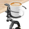 LBTING 2-in-1 Adjustable & 360 Rotating Office Gaming Accessories for Under Desk Headphone Stand, Hanging Headset, Holding Coffee Mug, Drinks, Wat...