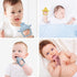 Chick Shape Baby Teething Toys, Never Drop Hand Wrist Teether, Baby Chew Toys for Sucking Needs, Food-Grade Silicone Baby Mitten Teether for Sooth...
