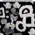 kikonoke 350 Pieces 3D Resin Rose Flower Bows Butterfly Embellishments Angel Charms Picture Frame with Flatback Pearl Beads for Craft DIY Making S...