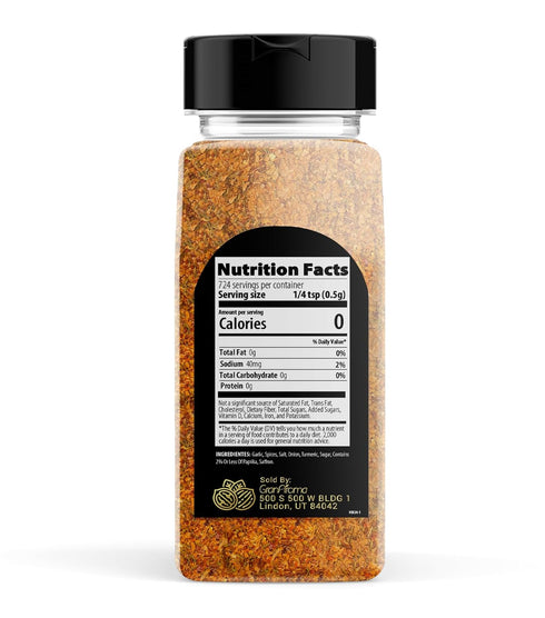 GranAroma Paella Seasoning, 12.8 oz, Authentic Spice Blend, Contains Saffron, Spanish Cuisine...