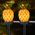 Garden Decor Solar Stake Lights - 2 Pack Outdoor Pineapple Waterproof Lights Pathway Yard Lawn Walkway Decoration...