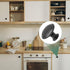 25PCS Black Mushroom Knobs, Stainless Steel Dresser Knobs 1 inch Diameter Round Drawer Knob Pull Handle with Mounting Screws for Chest Cabinet Cup...