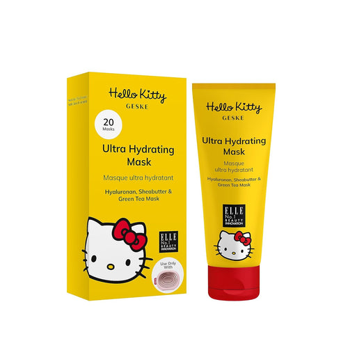 GESKE x Hello Kitty Ultra Hydrating Mask | Pair with Sonic Warm & Cool Mask | Moisturizing & Hydrating Face Mask Lotion | Vegan | Hydrating Moistu...