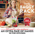 Baggy Rack For Ziplock Bag Holder Stand Adjustable/Hands Free Clip Food Storage Bag Holder For Ziplock Bag Stands / 3 Pack/3pcs...