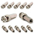 20PCS BNC Male Twist-on Coax Coaxial RG59 Connector for CCTV Security Camera...