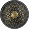Bezelry 12 Pieces Embossed Flower Domed Metal Shank Buttons. 21mm (13/16 inch) (Antique Brass)...