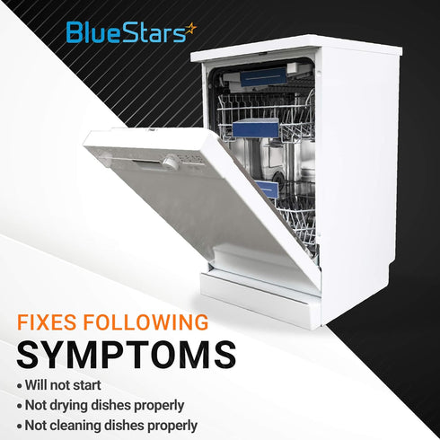 (2023 Update) 661566 Dishwasher High Limit Thermostat by BlueStars - Exact Fit for Whirlpool & Kenmore Dishwashers - Replaces WP661566 3371618 W10339474 AP6010246 PS11743423 AP6010246